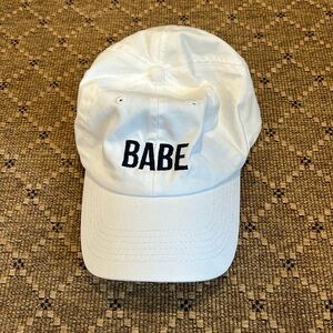 White baseball cap